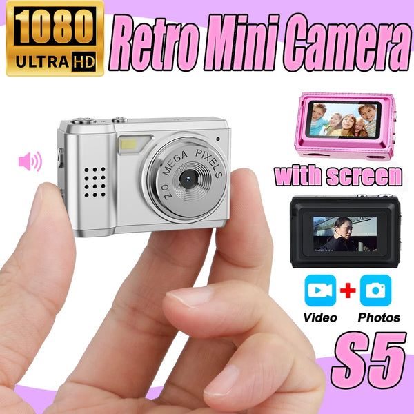 Retro Mini Keychain Camera